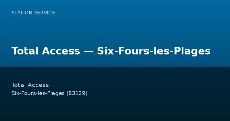Total Access — Six-Fours-les-Plages