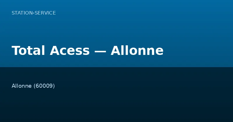 Total Acess — Allonne