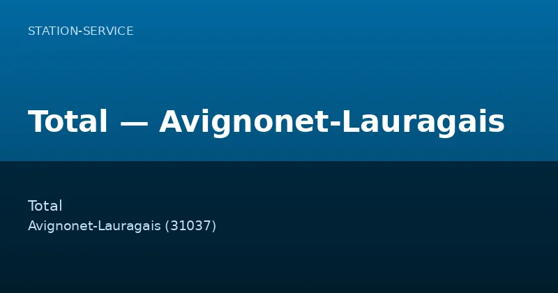 Total — Avignonet-Lauragais
