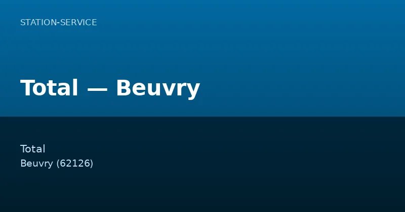 Total — Beuvry