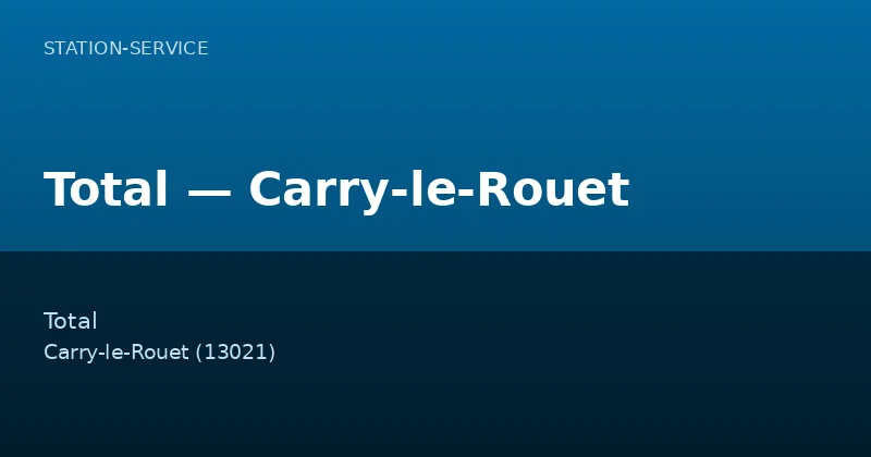 Total — Carry-le-Rouet