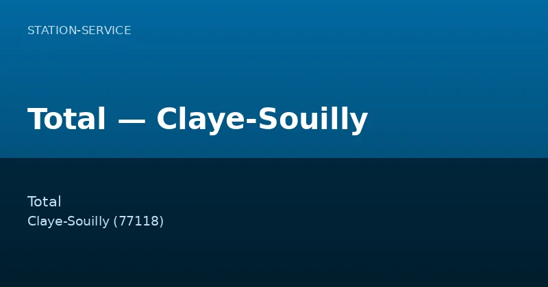 Total — Claye-Souilly