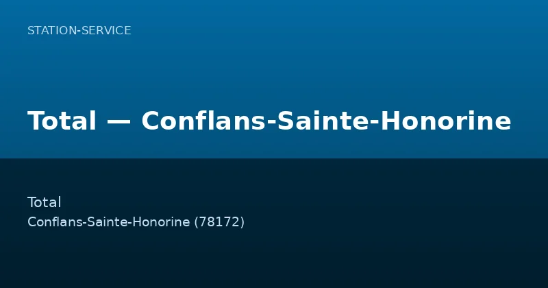 Total — Conflans-Sainte-Honorine