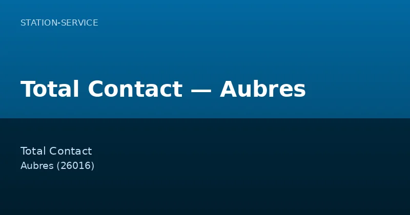 Total Contact — Aubres