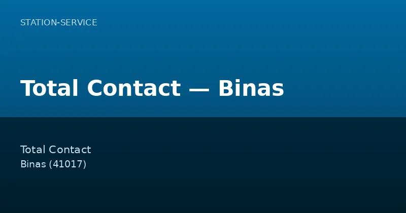Total Contact — Binas