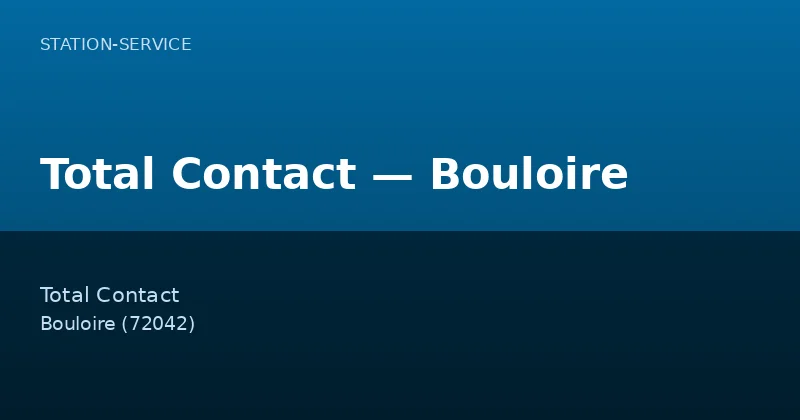 Total Contact — Bouloire