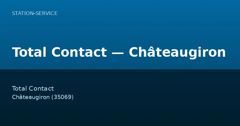 Total Contact — Châteaugiron