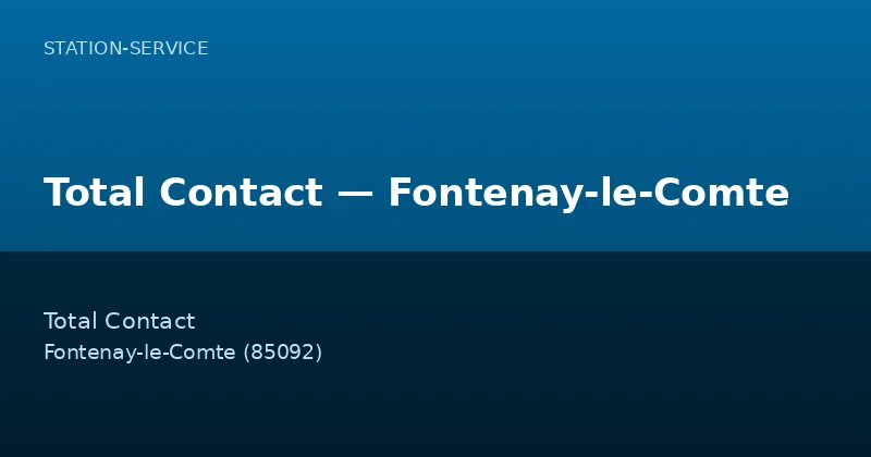 Total Contact — Fontenay-le-Comte