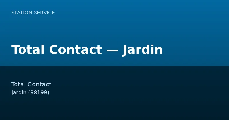 Total Contact — Jardin