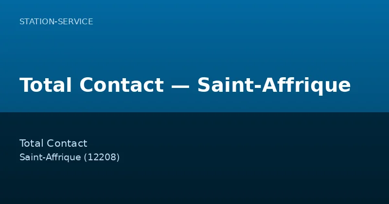 Total Contact — Saint-Affrique