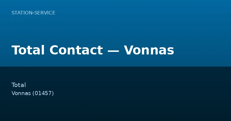 Total Contact — Vonnas