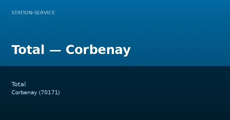 Total — Corbenay