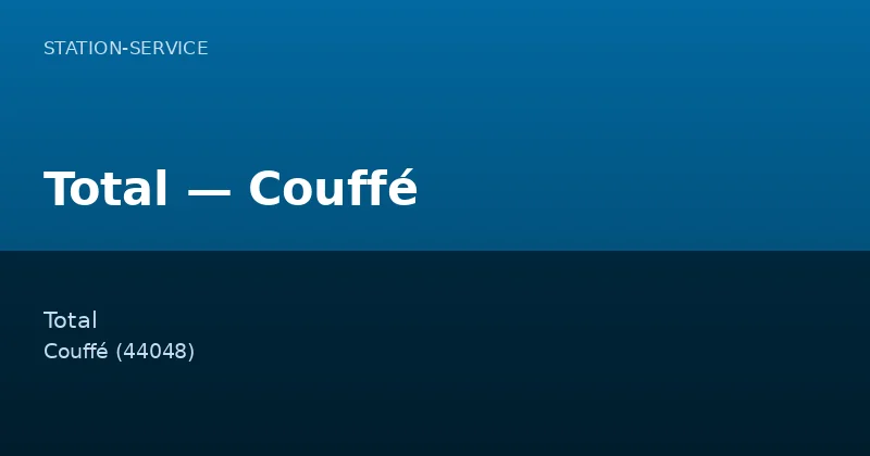 Total — Couffé