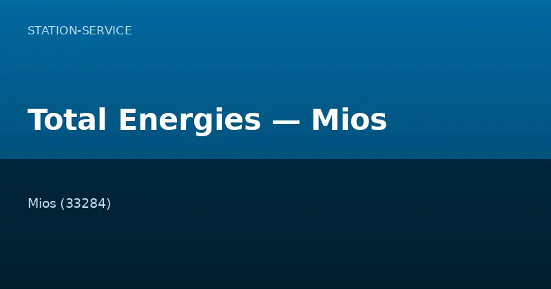 Total Energies — Mios