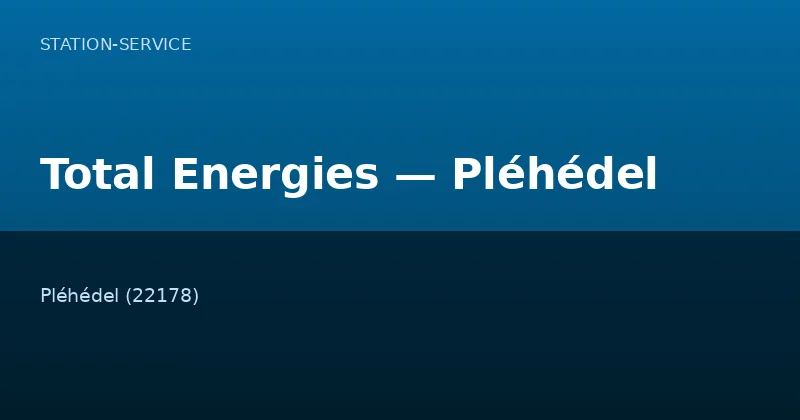 Total Energies — Pléhédel