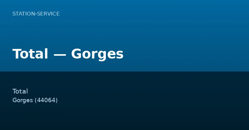 Total — Gorges