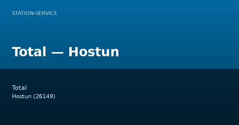 Total — Hostun