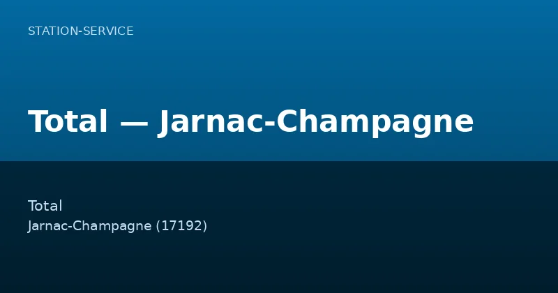 Total — Jarnac-Champagne