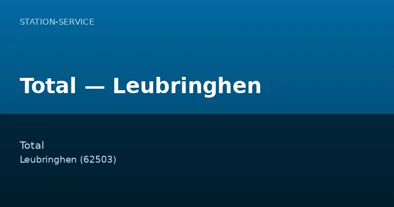 Total — Leubringhen