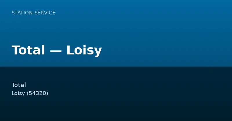 Total — Loisy