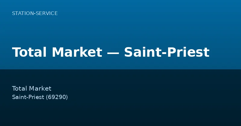 Total Market — Saint-Priest