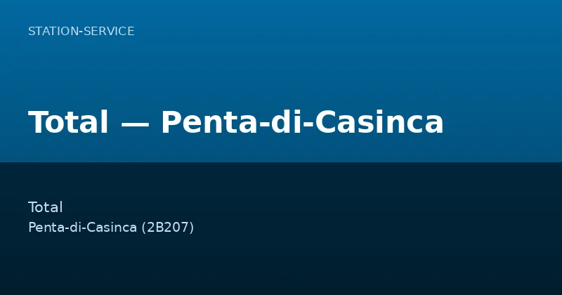 Total — Penta-di-Casinca