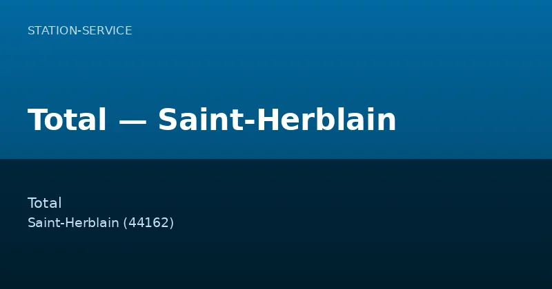 Total — Saint-Herblain