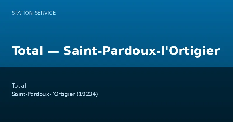 Total — Saint-Pardoux-l'Ortigier