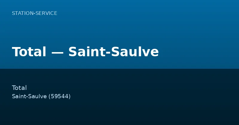 Total — Saint-Saulve