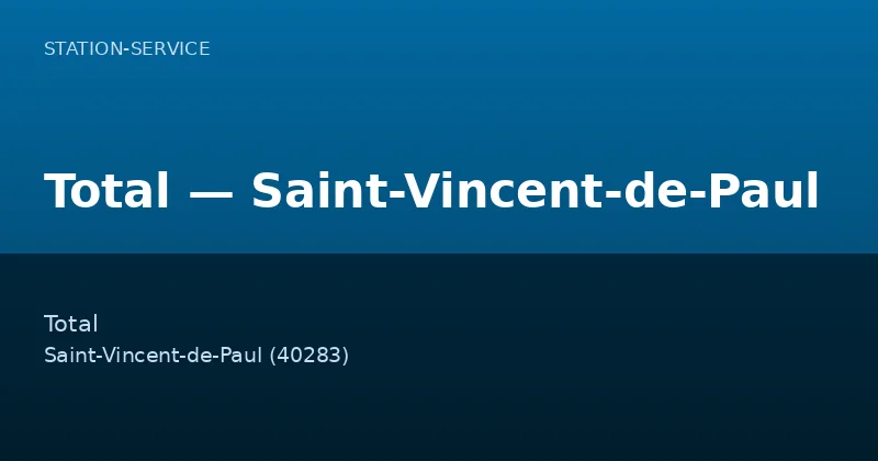 Total — Saint-Vincent-de-Paul