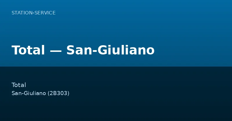 Total — San-Giuliano