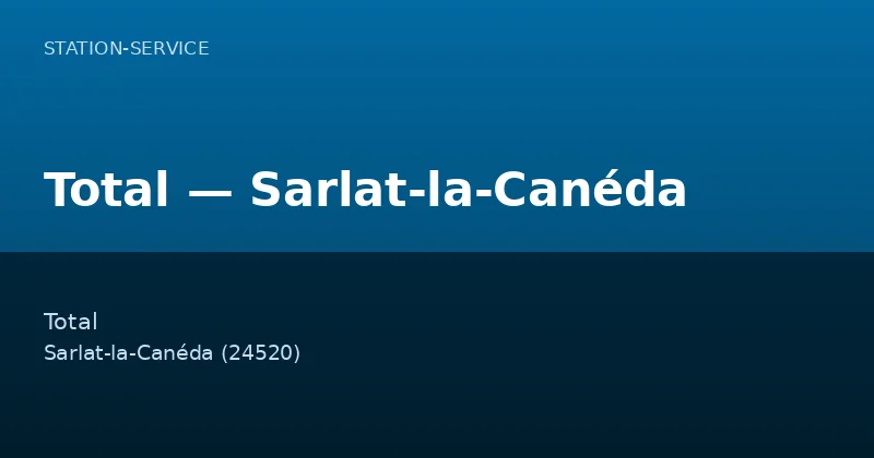 Total — Sarlat-la-Canéda