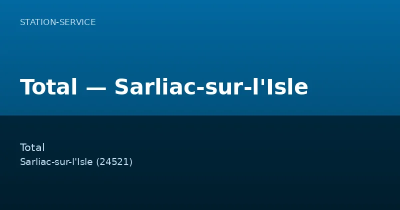 Total — Sarliac-sur-l'Isle
