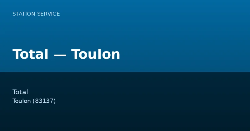 Total — Toulon