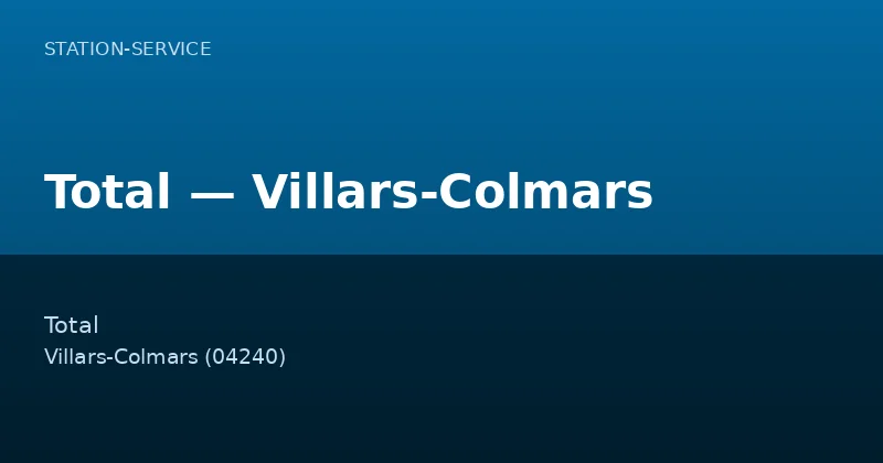 Total — Villars-Colmars