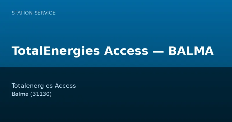 TotalEnergies Access — BALMA