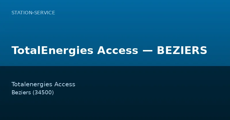 TotalEnergies Access — BEZIERS
