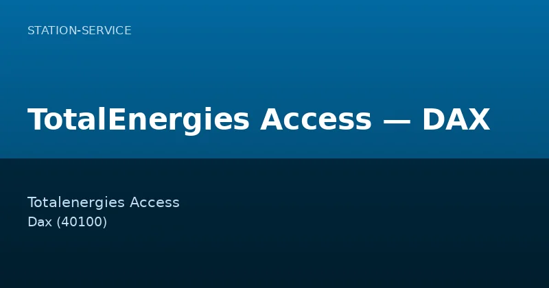 TotalEnergies Access — DAX