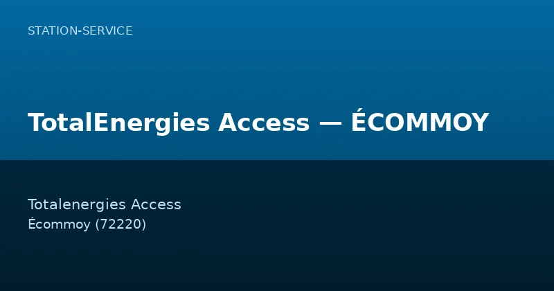 TotalEnergies Access — ÉCOMMOY