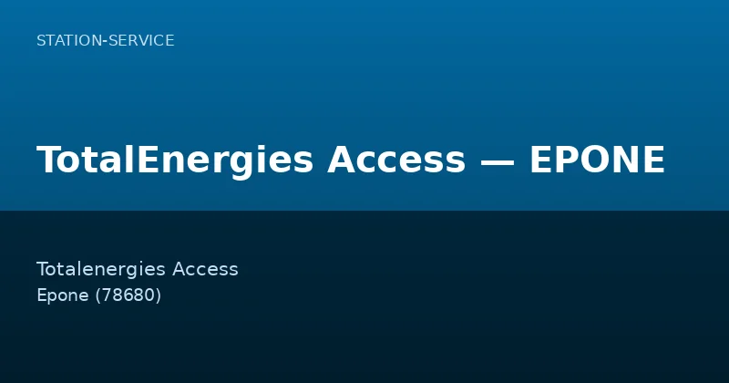 TotalEnergies Access — EPONE