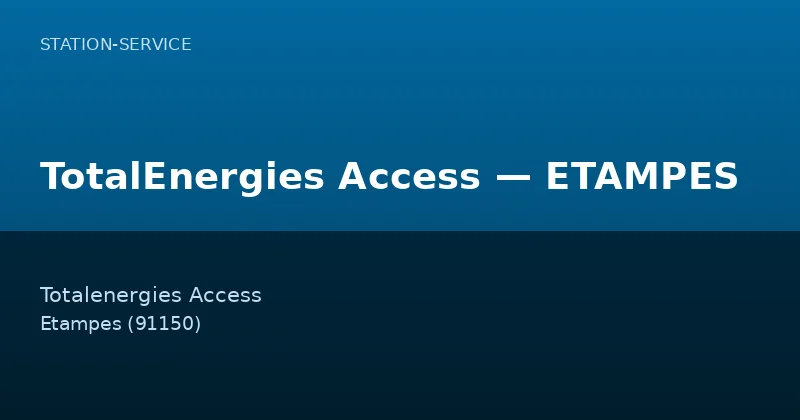 TotalEnergies Access — ETAMPES