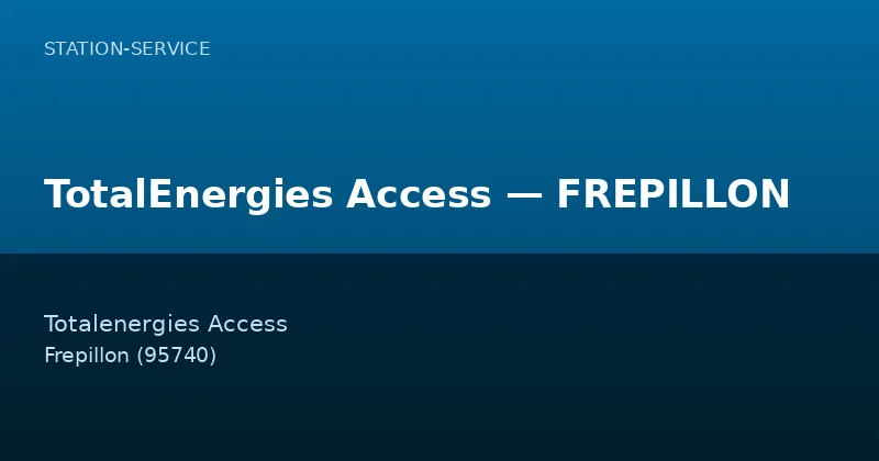 TotalEnergies Access — FREPILLON