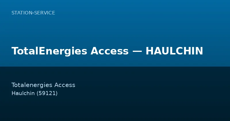 TotalEnergies Access — HAULCHIN