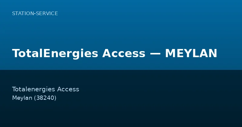 TotalEnergies Access — MEYLAN