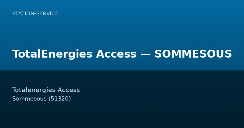 TotalEnergies Access — SOMMESOUS