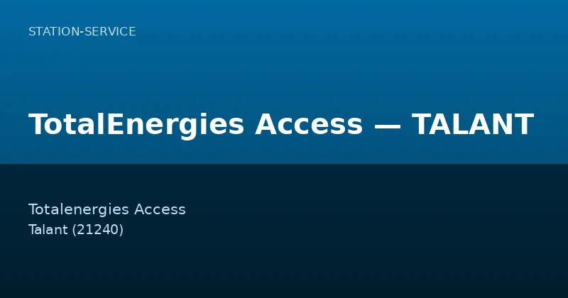 TotalEnergies Access — TALANT