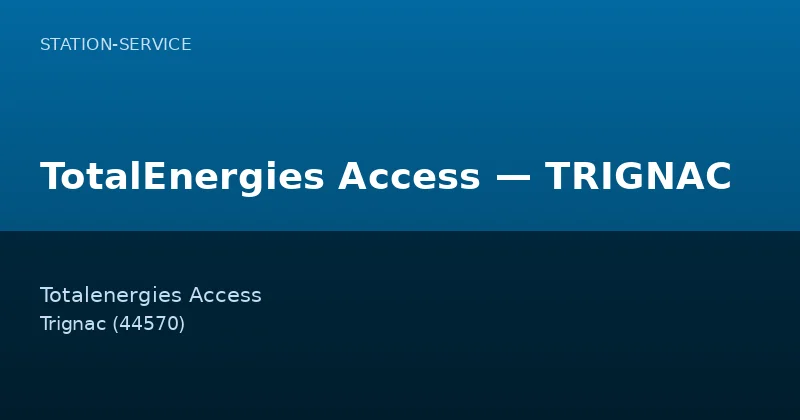 TotalEnergies Access — TRIGNAC