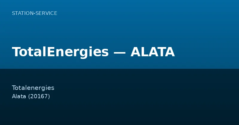 TotalEnergies — ALATA