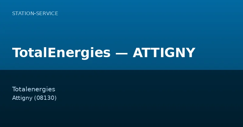 TotalEnergies — ATTIGNY