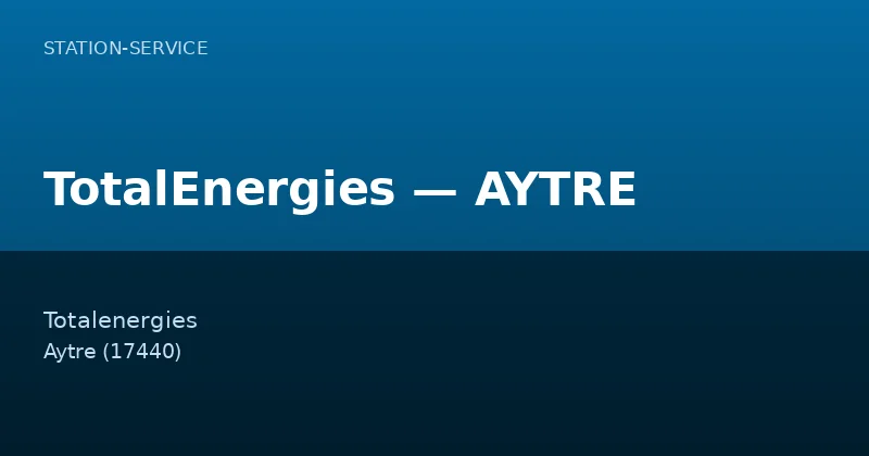 TotalEnergies — AYTRE